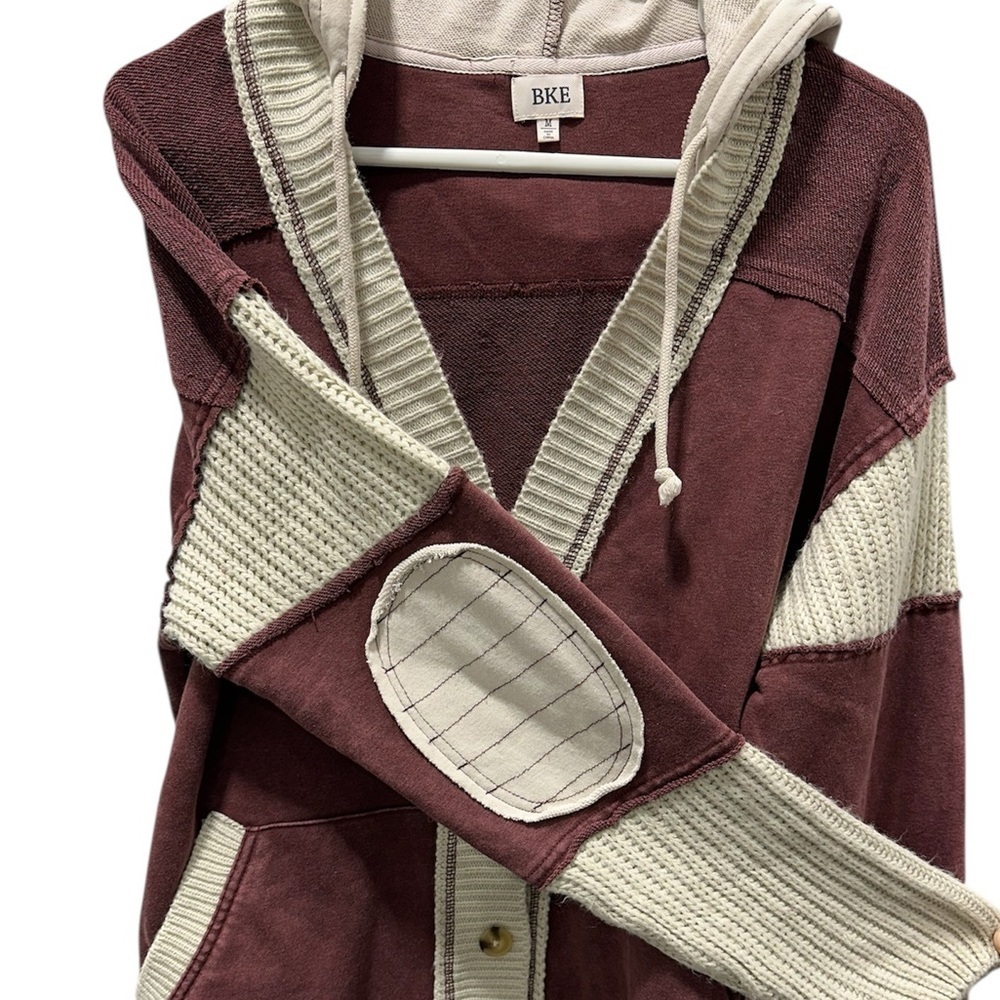 BKE Hooded Cardigan Size M - Picture 3 of 7